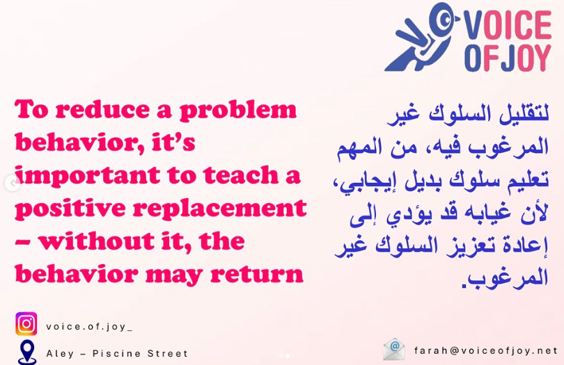 reduce problem behavior